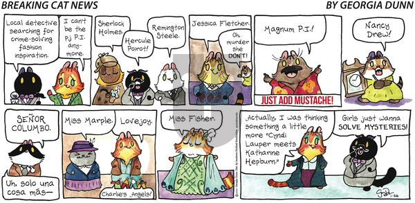 Breaking Cat News on Sunday January 26, 2020 Comic Strip