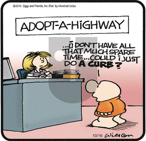 Ziggy on Saturday October 16, 2010 Comic Strip