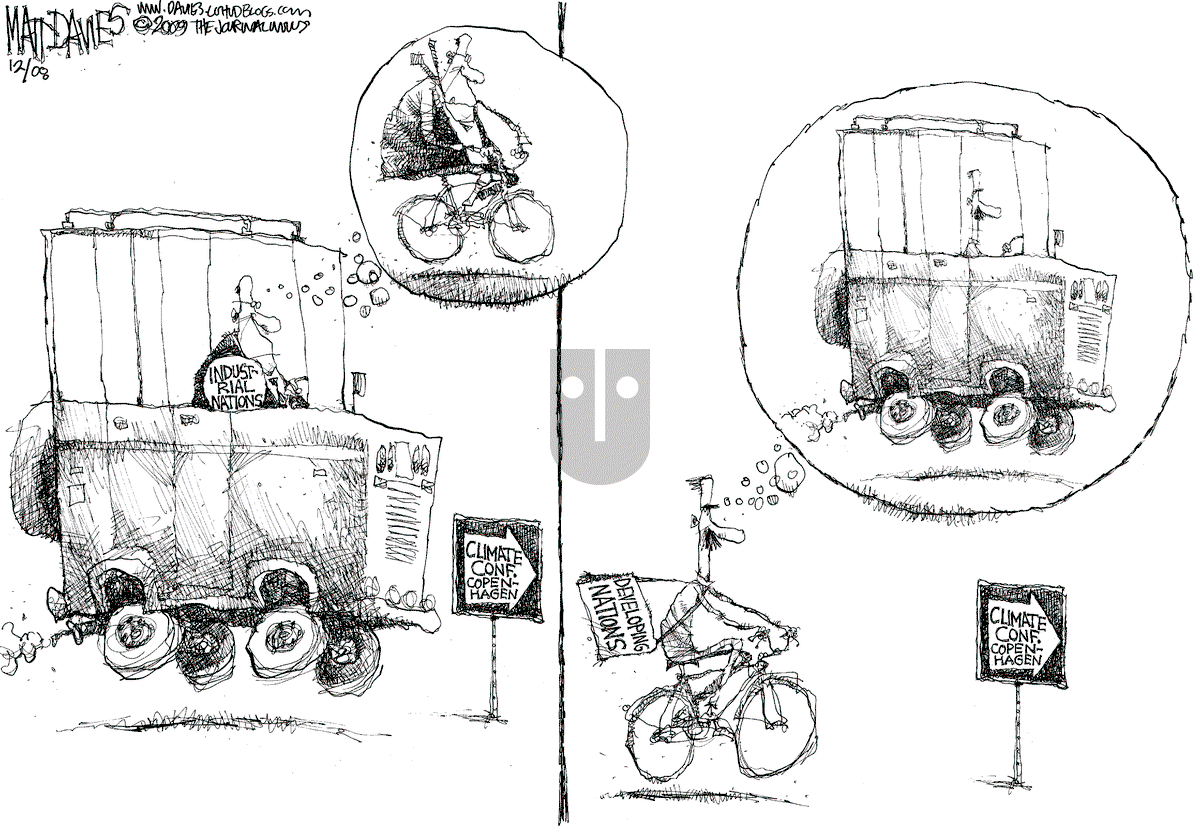 Matt Davies - Tuesday December 8, 2009 Comic Strip