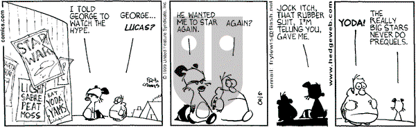 Over the Hedge on Tuesday June 8, 1999 Comic Strip