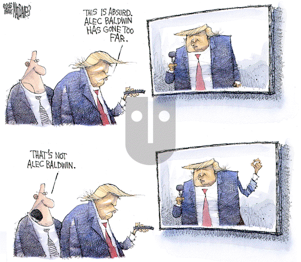 Matt Davies on Tuesday October 18, 2016 Comic Strip