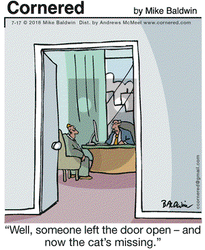 Cornered on Tuesday July 17, 2018 Comic Strip