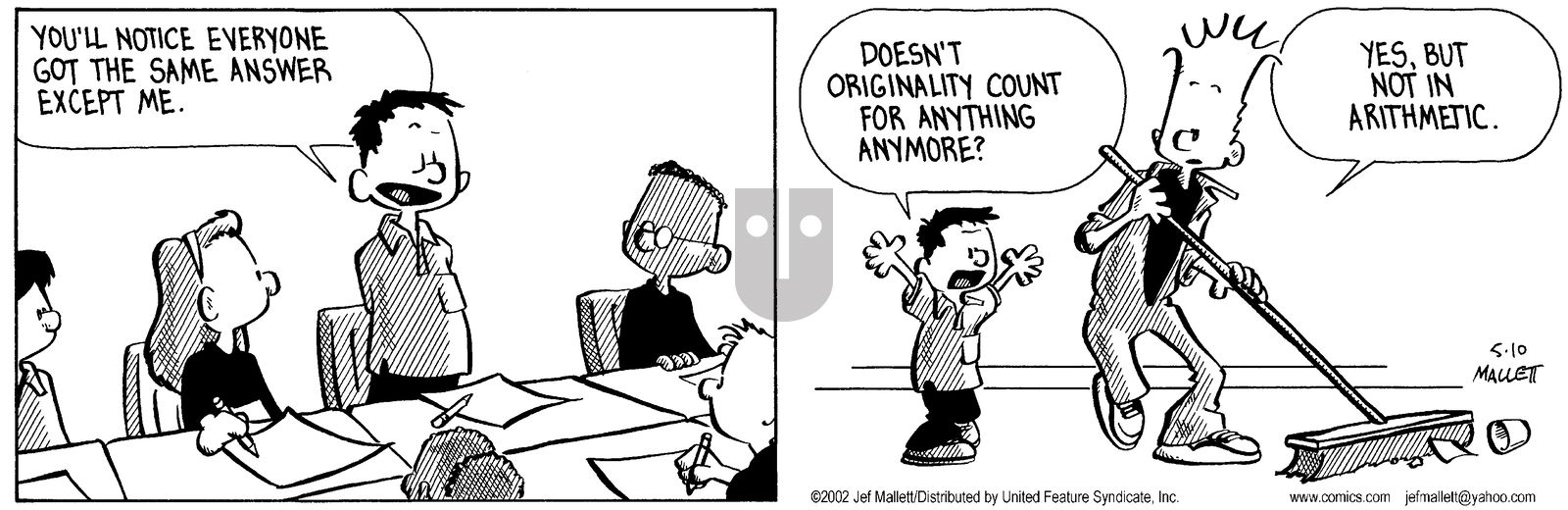 Frazz - Friday May 10, 2002 Comic Strip