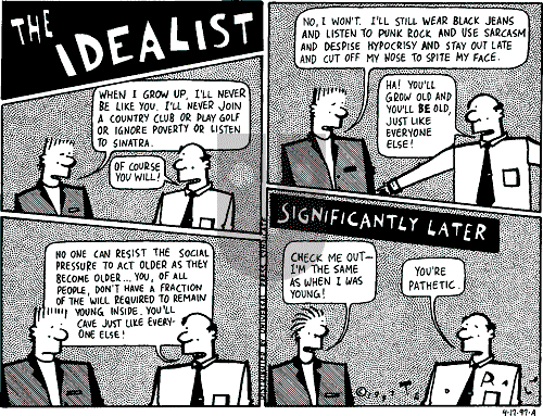 Ted Rall on Saturday April 19, 1997 Comic Strip