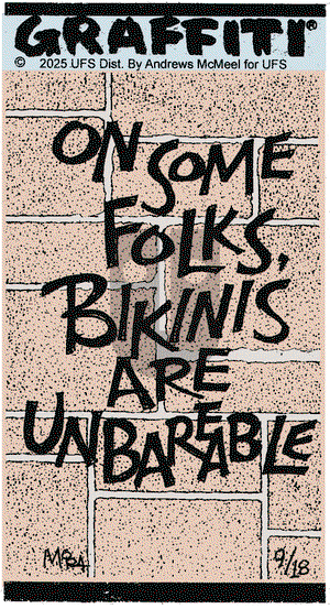 Graffiti on Thursday September 18, 2025 Comic Strip