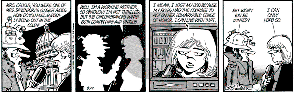 Doonesbury on Wednesday August 22, 1990 Comic Strip