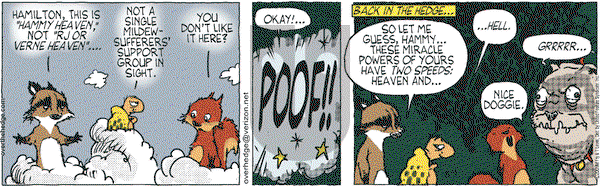 Over the Hedge on Saturday August 1, 2009 Comic Strip