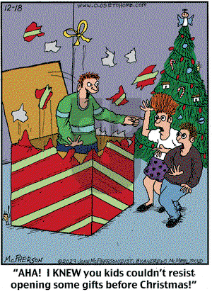 Close to Home on Monday December 18, 2023 Comic Strip