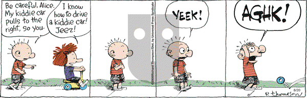 Cul de Sac on Thursday August 20, 2009 Comic Strip