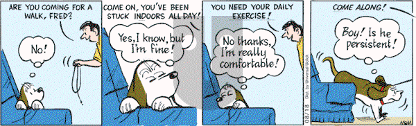 Fred Basset on Wednesday August 18, 2010 Comic Strip