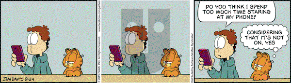 Garfield on Tuesday September 24, 2019 Comic Strip