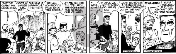 Alley Oop on Tuesday April 28, 1970 Comic Strip