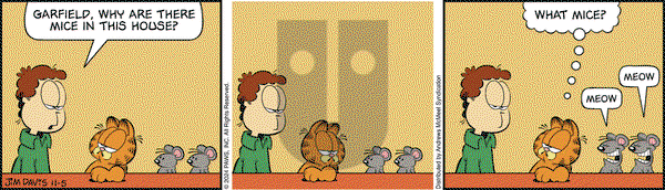 Garfield - Tuesday November 5, 2024 Comic Strip