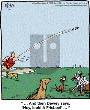 In the Bleachers on Friday May 25, 2012 Comic Strip