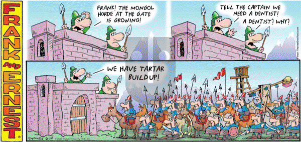 Frank and Ernest on Sunday June 14, 2009 Comic Strip