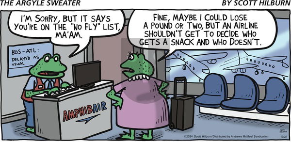 The Argyle Sweater on Sunday December 22, 2024 Comic Strip