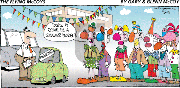 The Flying McCoys on Sunday August 23, 2009 Comic Strip