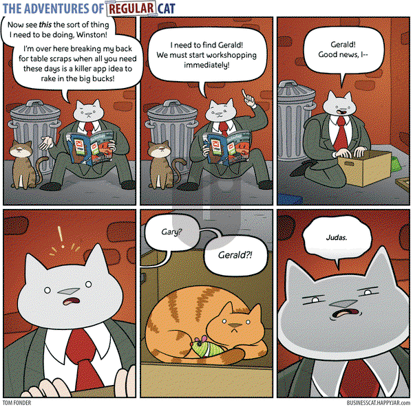 The Adventures of Business Cat on Monday March 5, 2018 Comic Strip