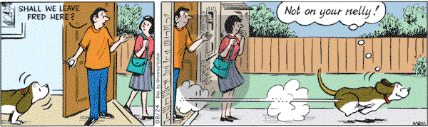 Fred Basset on Tuesday August 24, 2010 Comic Strip