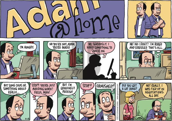 Adam@Home on Sunday July 13, 2014 Comic Strip