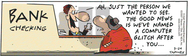 Frank and Ernest on Saturday March 24, 2007 Comic Strip