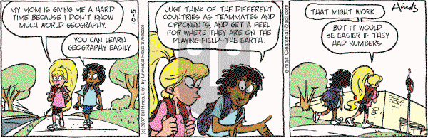 Cleats - Friday October 5, 2007 Comic Strip