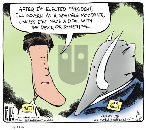 Tom Toles on Sunday April 29, 2012 Comic Strip
