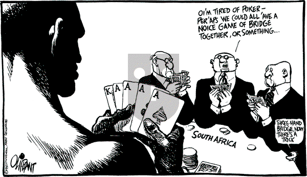 Pat Oliphant - Monday February 5, 1990 Comic Strip
