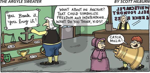 The Argyle Sweater on Sunday March 22, 2015 Comic Strip