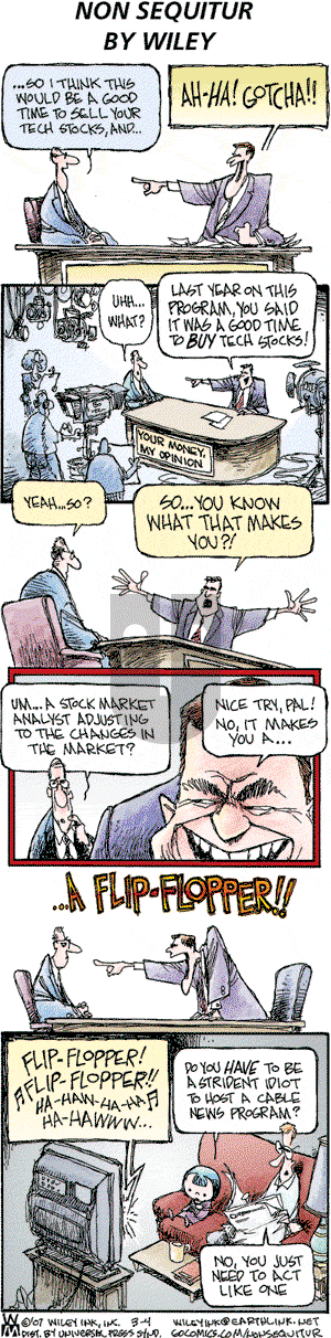 Non Sequitur on Sunday March 4, 2007 Comic Strip