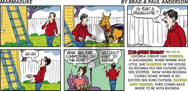 Marmaduke on Sunday March 19, 2017 Comic Strip