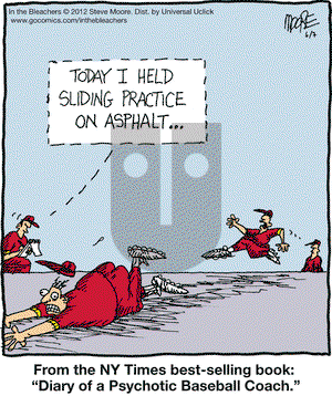 In the Bleachers on Thursday June 7, 2012 Comic Strip