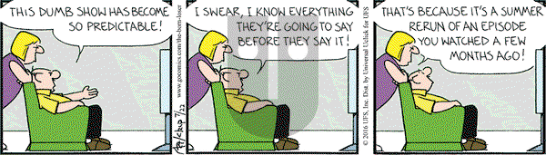 The Born Loser on Friday July 22, 2016 Comic Strip