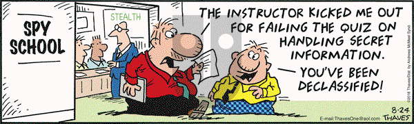 Frank and Ernest on Friday August 24, 2018 Comic Strip