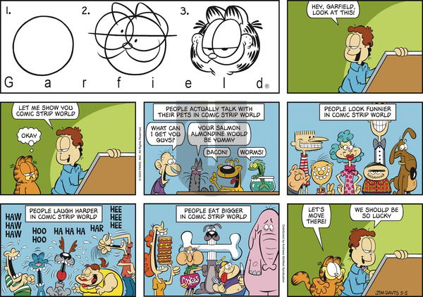 Garfield - Sunday May 5, 2024 Comic Strip