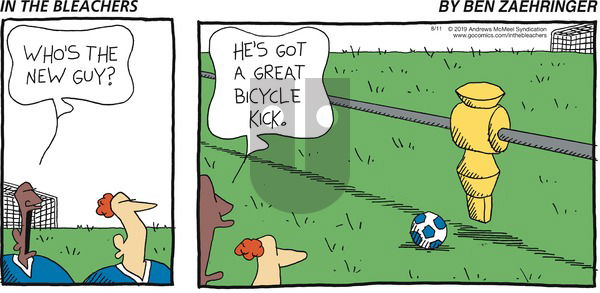 In the Bleachers on Sunday August 11, 2019 Comic Strip
