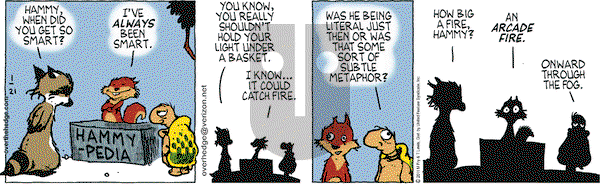 Over the Hedge on Friday January 21, 2011 Comic Strip