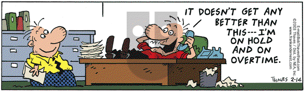 Frank and Ernest on Monday March 17, 2003 Comic Strip