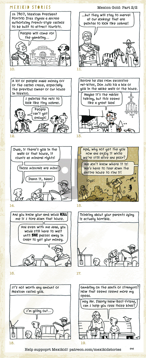 Mexikid Stories on Friday June 16, 2023 Comic Strip