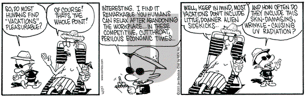 Monty on Monday February 3, 2003 Comic Strip