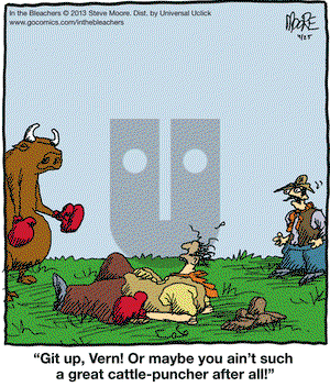 In the Bleachers on Thursday April 25, 2013 Comic Strip