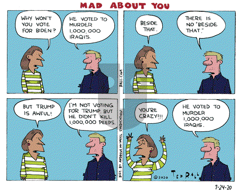 Ted Rall on Friday July 24, 2020 Comic Strip