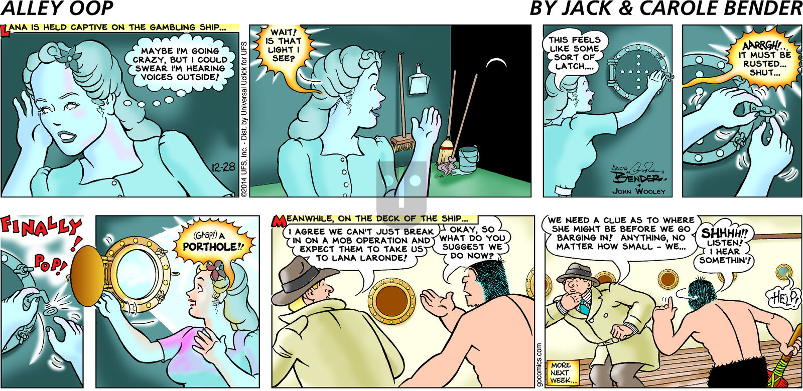 Alley Oop on Sunday December 28, 2014 Comic Strip
