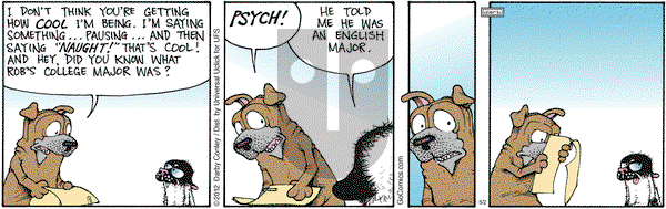 Get Fuzzy on Wednesday May 2, 2012 Comic Strip