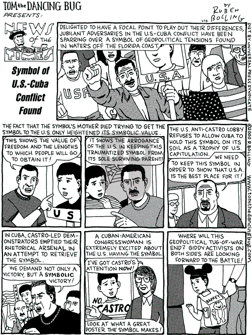 Tom the Dancing Bug on Saturday January 22, 2000 Comic Strip