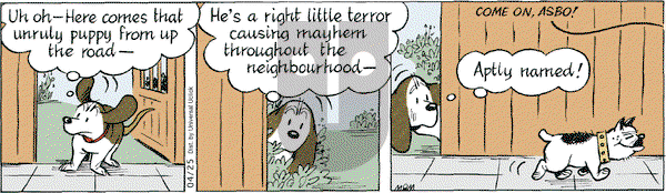 Fred Basset on Monday April 25, 2011 Comic Strip