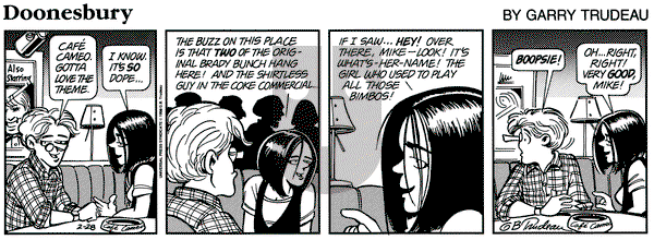 Doonesbury on Wednesday February 28, 1996 Comic Strip