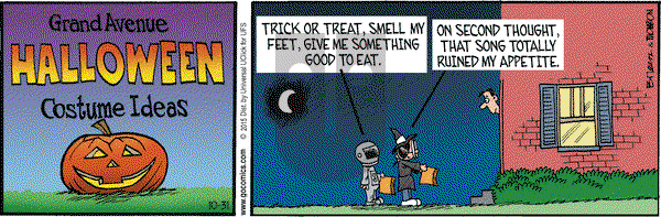 Grand Avenue on Saturday October 31, 2015 Comic Strip
