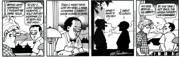 Doonesbury on Thursday April 4, 1996 Comic Strip