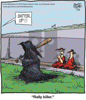 In the Bleachers - Friday July 19, 2013 Comic Strip